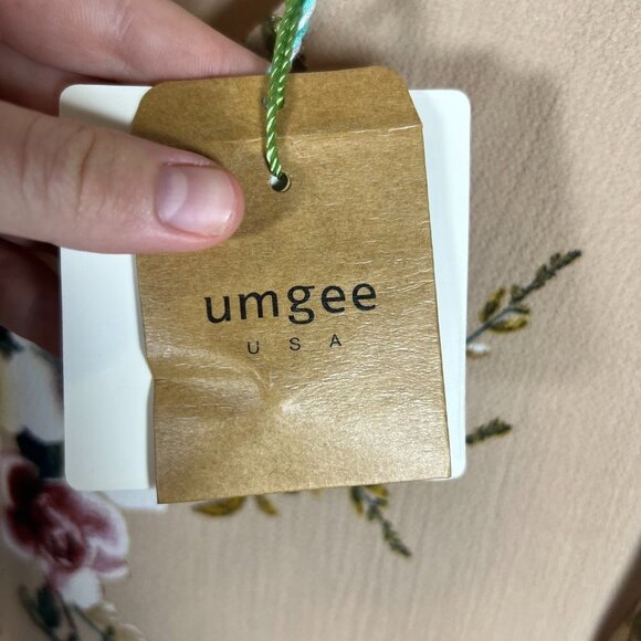 Umgee Womens Boho Floral Shift Dress Size Large Bell Sleeves Knee Length Casual - Picture 5 of 13